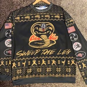 COBRA KAI UGLY CHRISTMAS SWEATER- LARGE